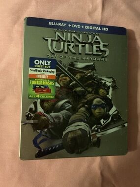 STEELBOOK Ninja Turtles, Out of the Shadows, Blu-Ray + DVD + Digital HD